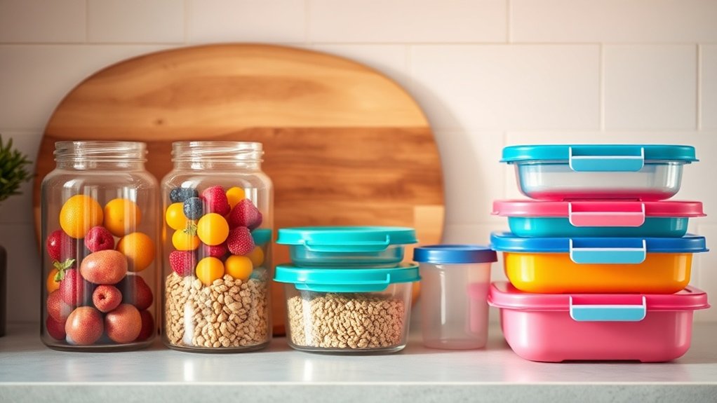 glass versus plastic containers