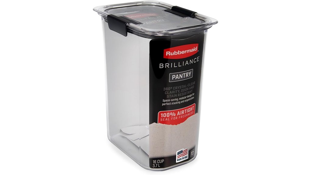 large airtight food storage