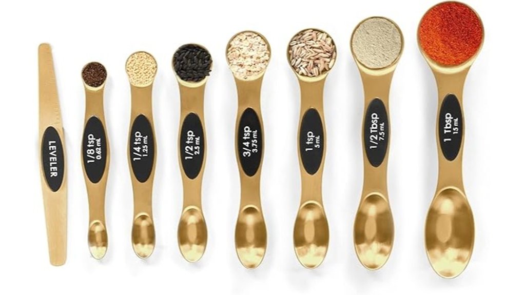 magnetic stainless steel spoons