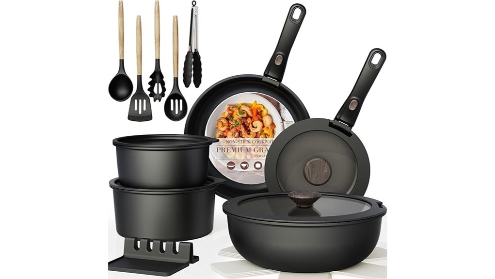 12 Best Kitchen Appliances for Everyday Cooking 3 non stick ceramic cookware set