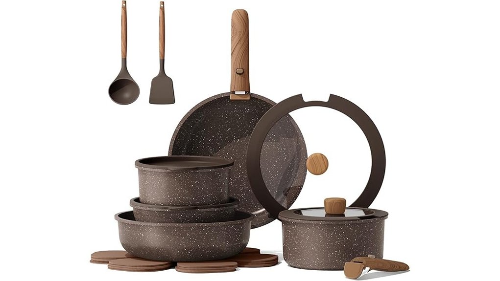 15 Best Essential Cookware for College Students on a Budget 15 non stick cookware set