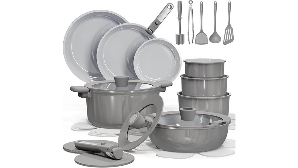 15 Best Essential Cookware for College Students on a Budget 17 nonstick ceramic cookware set