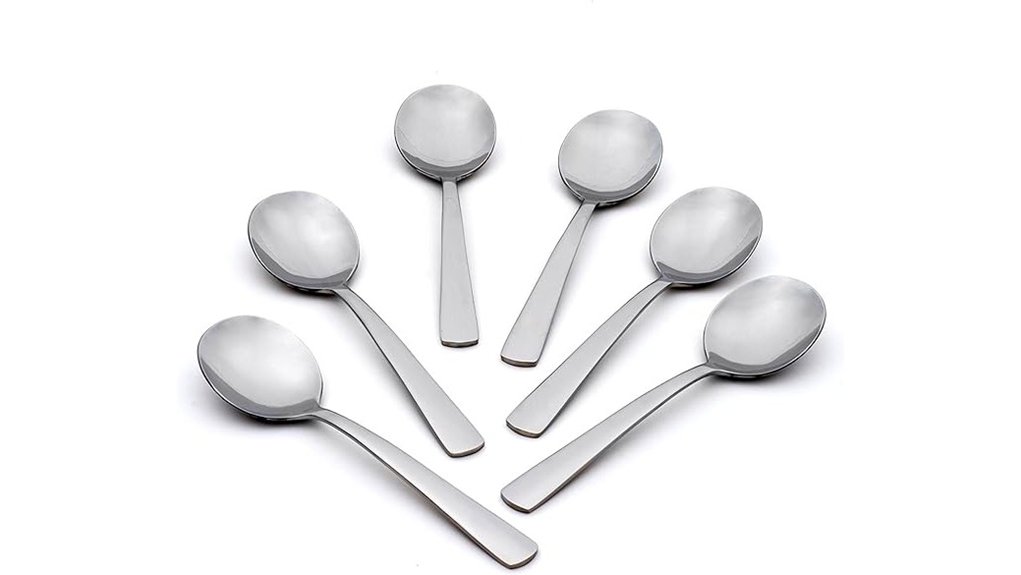 oneida soup spoons set