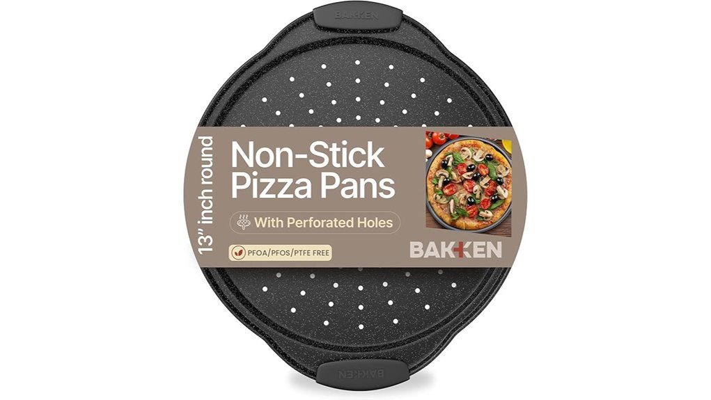 perforated pizza baking pan