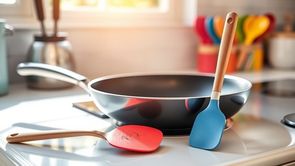 protect nonstick cookware carefully
