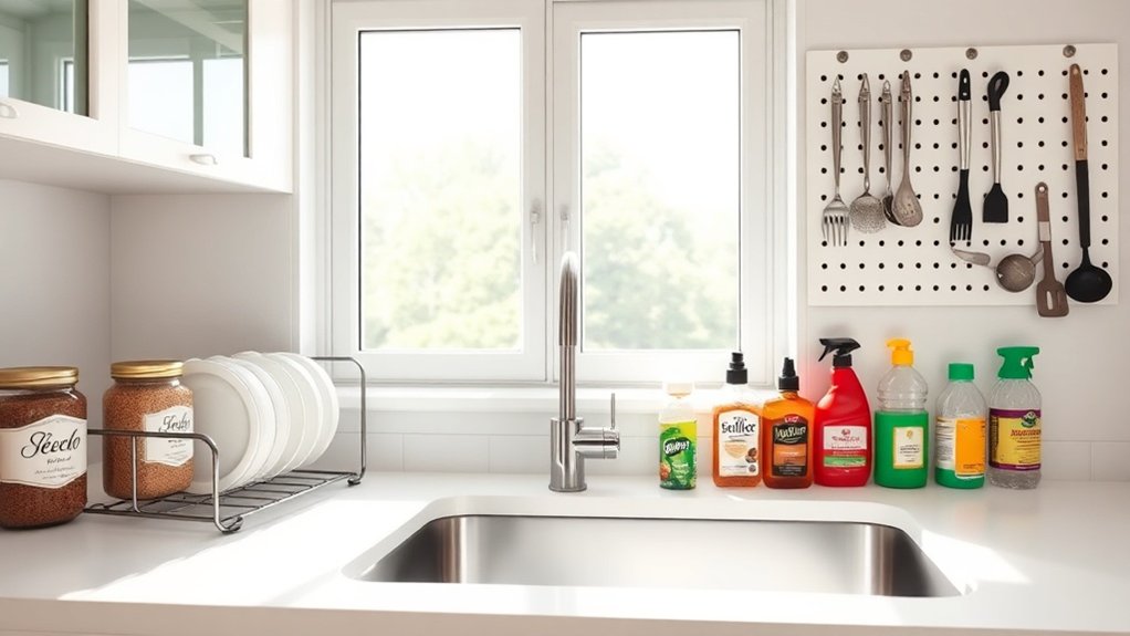 quick kitchen cleaning routines