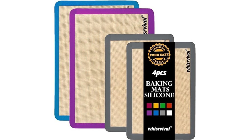 silicone baking mats set
