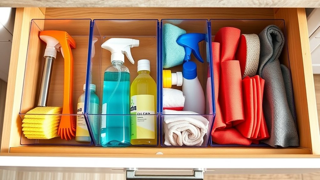 7 Steps to Organize Your Kitchen Cleaning Drawer 5 smart organization for supplies