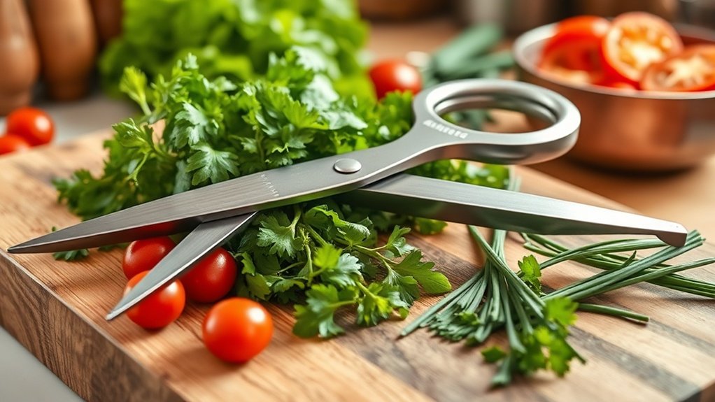 snip herbs quickly efficiently