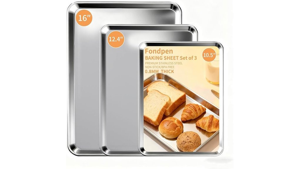 10 Best Baking Sheets for Cookies and Pastries 9 stainless steel baking sheets