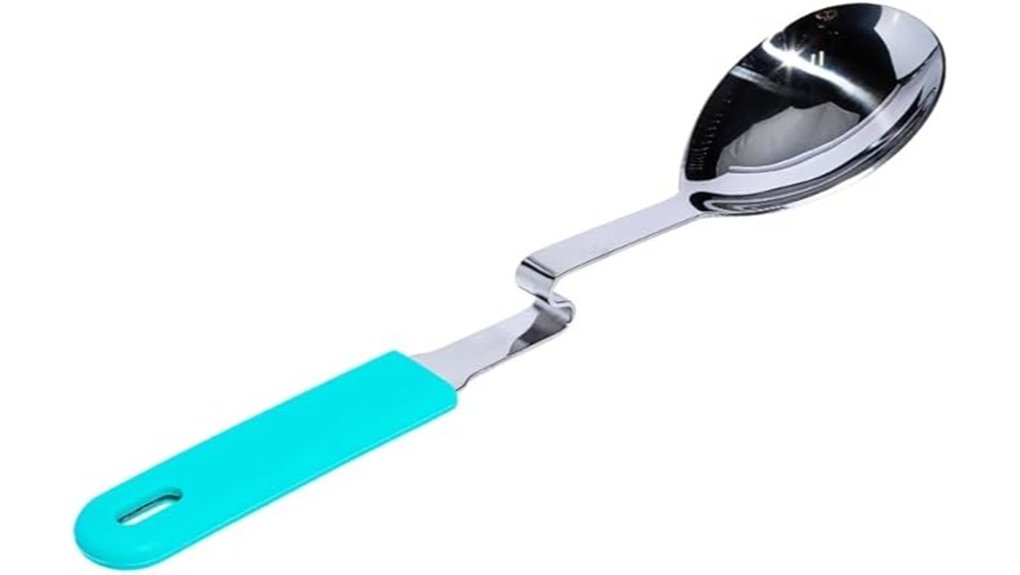 stainless steel cooking spoon