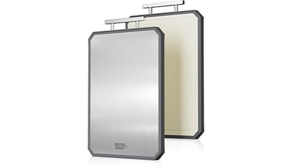 stainless steel cutting board