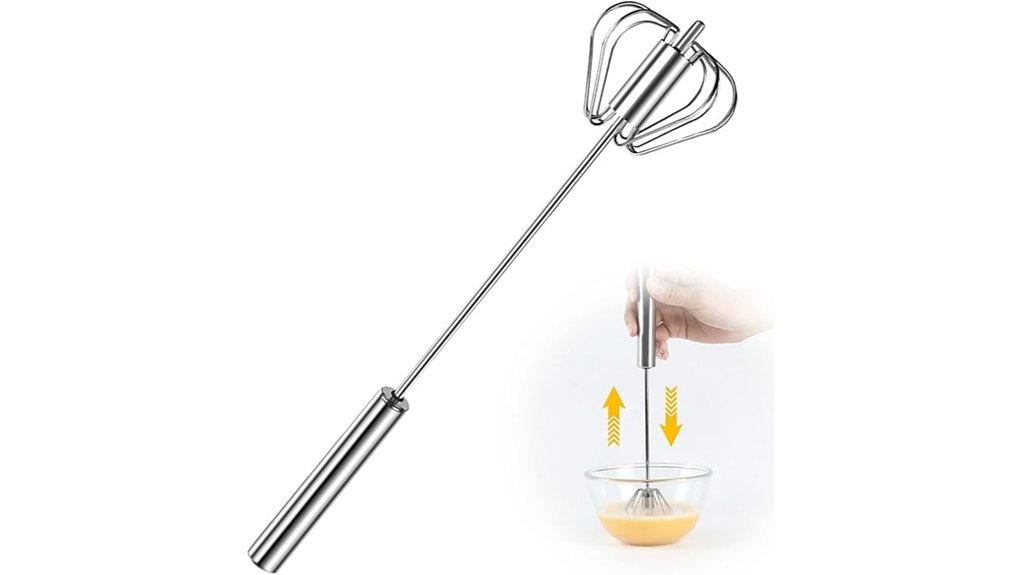 stainless steel egg whisk