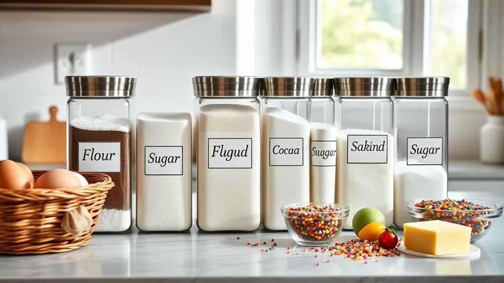 store baking supplies properly