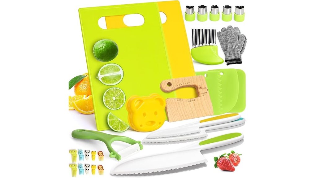 toddler cooking knife set