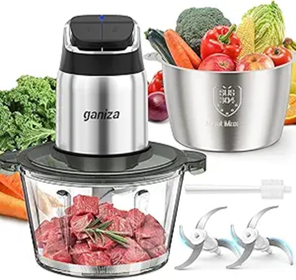 versatile stainless steel processor