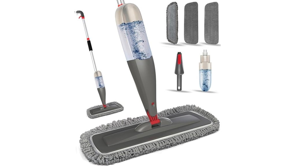 washable spray mop pads